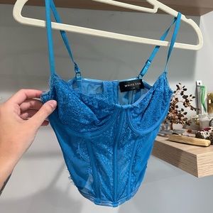 White Fox Feel The Passion Lace Bustier White